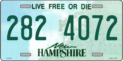 NH license plate 2824072