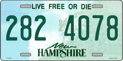 NH license plate 2824078