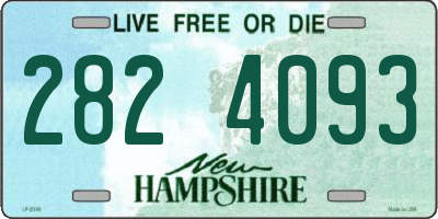 NH license plate 2824093