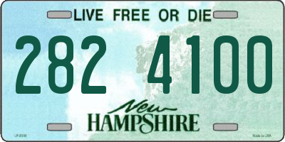 NH license plate 2824100