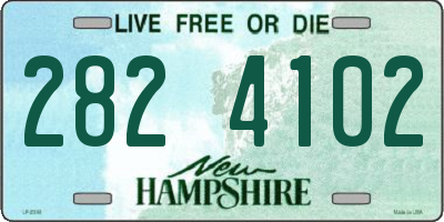 NH license plate 2824102