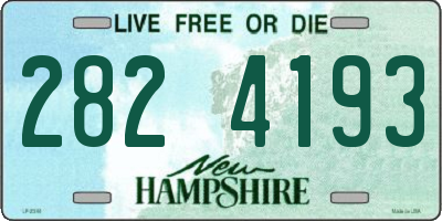 NH license plate 2824193