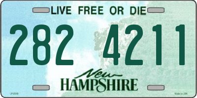 NH license plate 2824211
