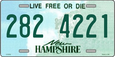 NH license plate 2824221