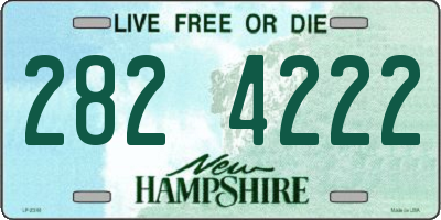 NH license plate 2824222
