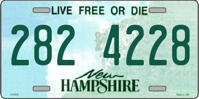 NH license plate 2824228