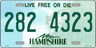 NH license plate 2824323