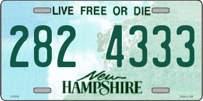 NH license plate 2824333