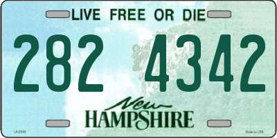 NH license plate 2824342