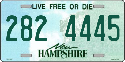 NH license plate 2824445