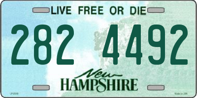 NH license plate 2824492