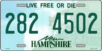 NH license plate 2824502