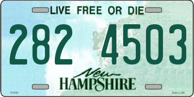 NH license plate 2824503
