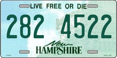 NH license plate 2824522