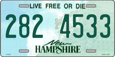 NH license plate 2824533