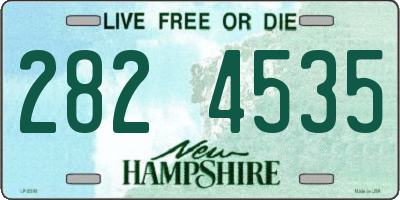 NH license plate 2824535