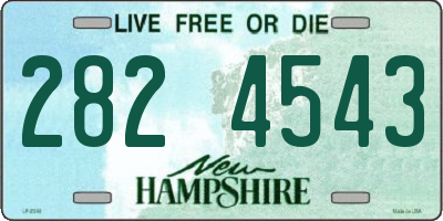 NH license plate 2824543