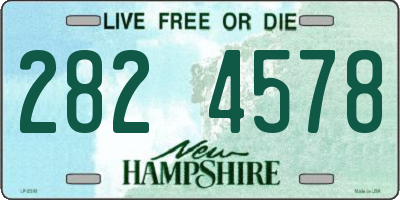 NH license plate 2824578