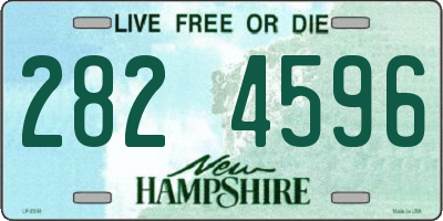 NH license plate 2824596