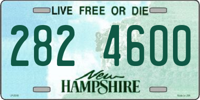 NH license plate 2824600
