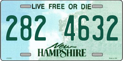 NH license plate 2824632