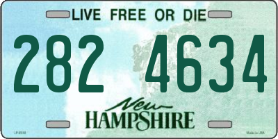 NH license plate 2824634