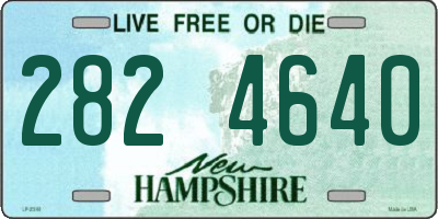 NH license plate 2824640