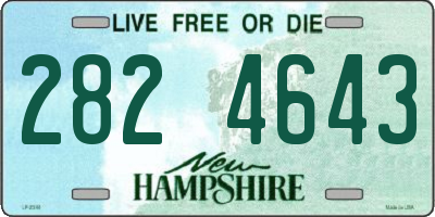 NH license plate 2824643