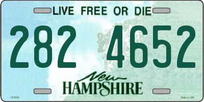 NH license plate 2824652