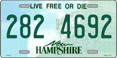 NH license plate 2824692