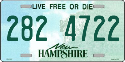 NH license plate 2824722