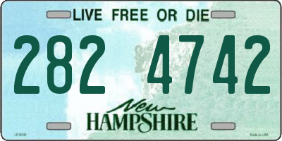 NH license plate 2824742