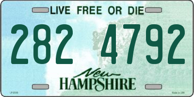 NH license plate 2824792