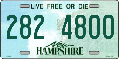 NH license plate 2824800