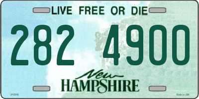 NH license plate 2824900