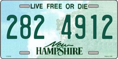 NH license plate 2824912