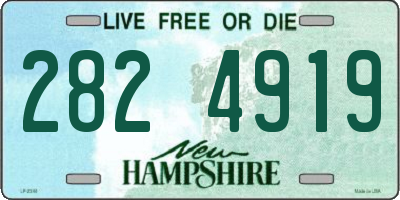 NH license plate 2824919