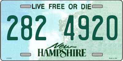 NH license plate 2824920
