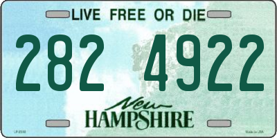 NH license plate 2824922
