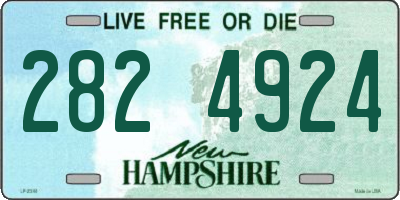 NH license plate 2824924