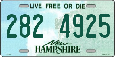 NH license plate 2824925
