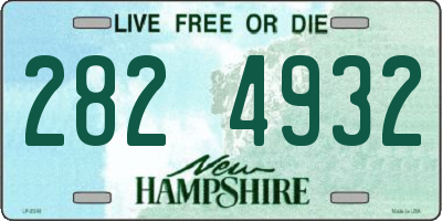 NH license plate 2824932