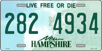 NH license plate 2824934
