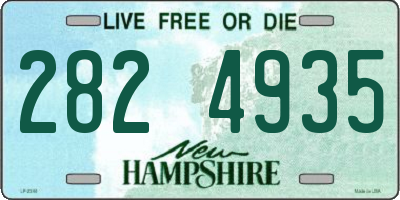 NH license plate 2824935