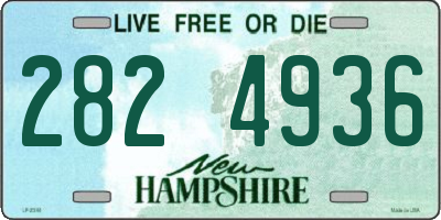 NH license plate 2824936