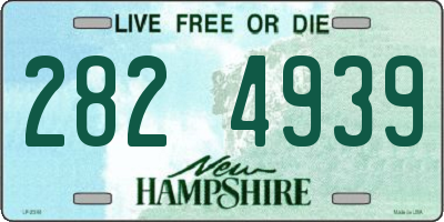 NH license plate 2824939