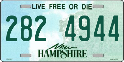 NH license plate 2824944