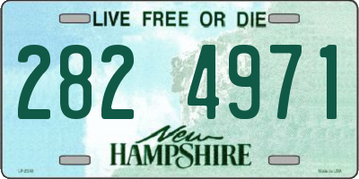 NH license plate 2824971