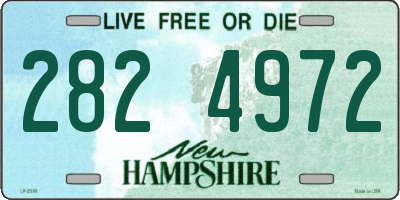 NH license plate 2824972