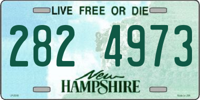NH license plate 2824973